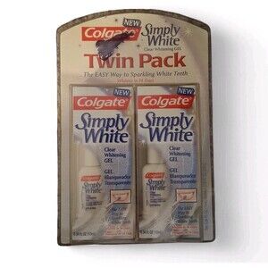 Simply White Colgate New Discontinued Clear Whitening Gel Twin Pack